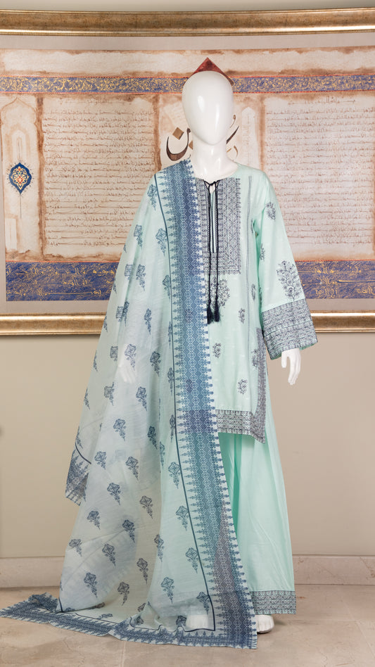 Embroidered Lawn Suit