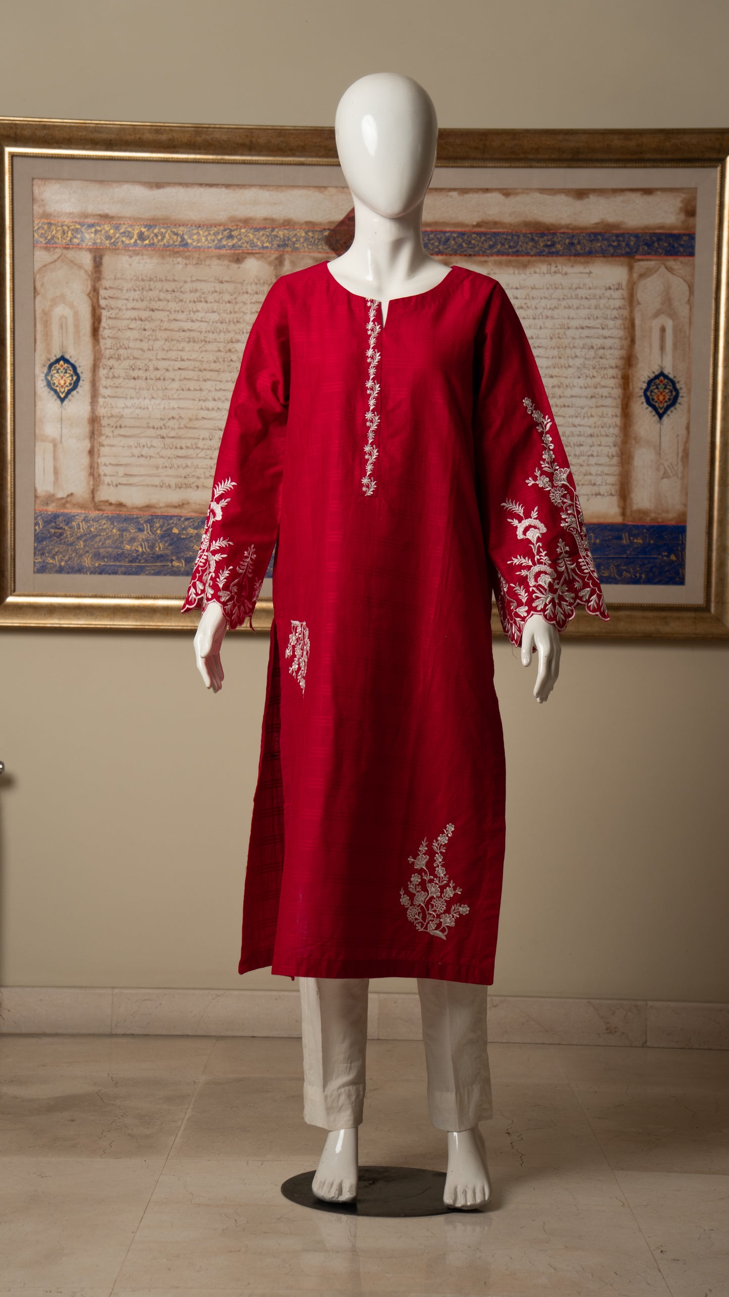 Embroidered Cotton Shirt