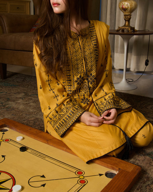 Embroidered Lawn Suit