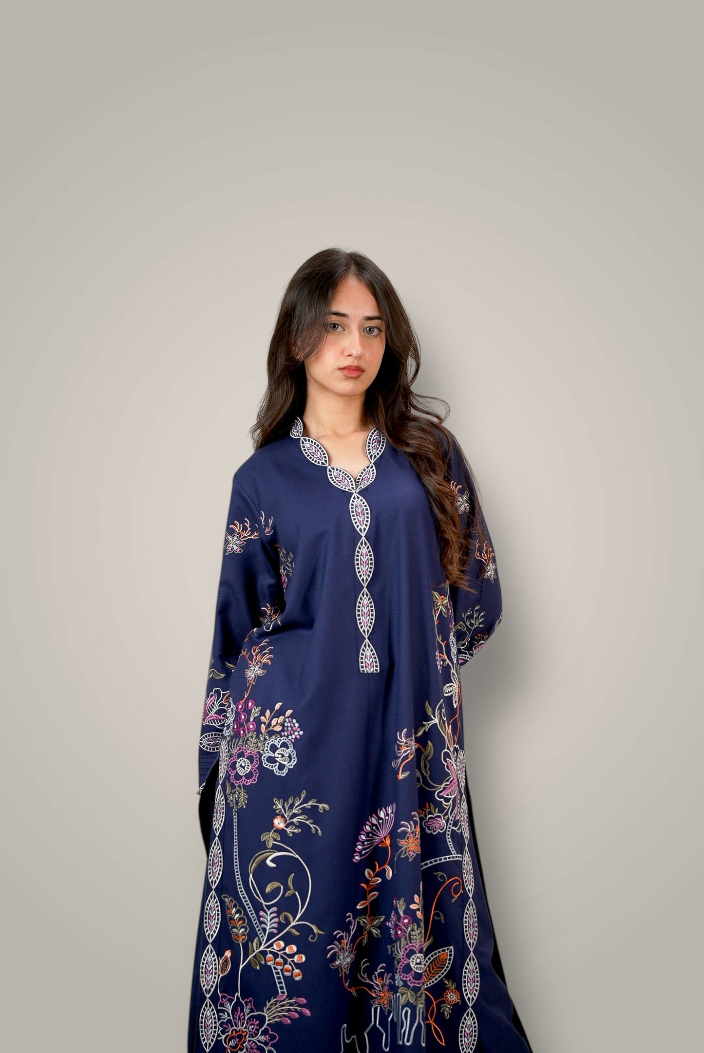 Embroidered Khaddar