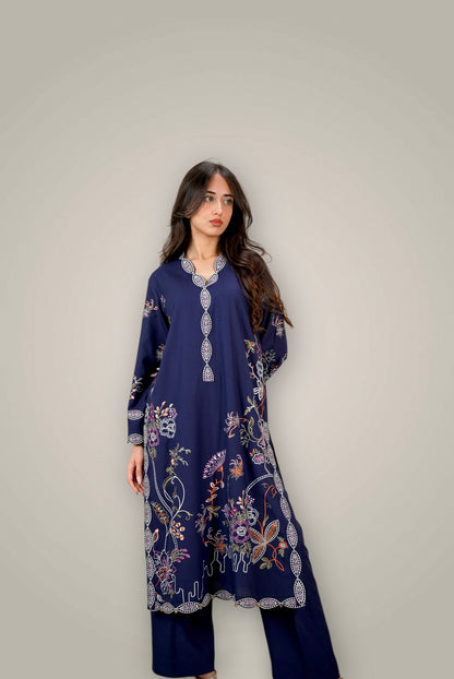 Embroidered Khaddar