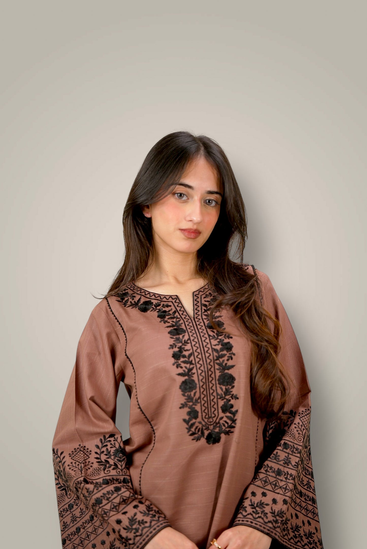 Embroidered Khaddar