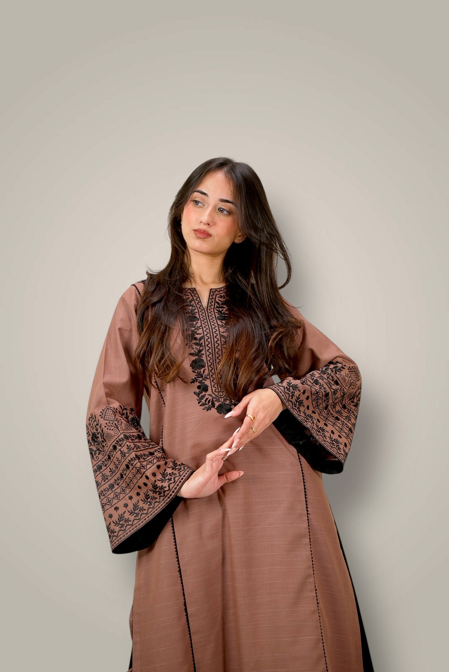 Embroidered Khaddar
